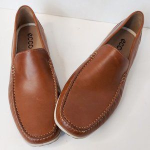 ECCO Leather Slip On Light Brown NWOT Size 10 / 44